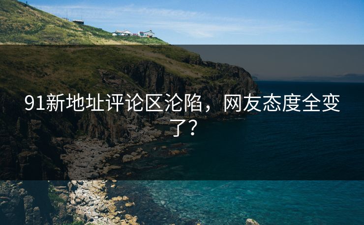 91新地址评论区沦陷，网友态度全变了？