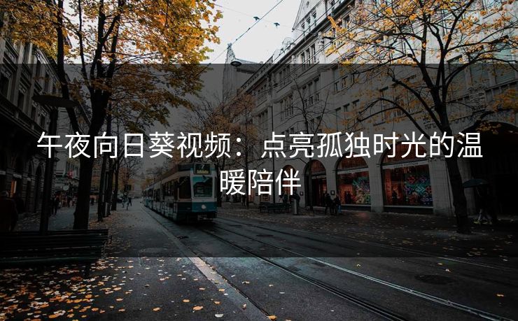 午夜向日葵视频：点亮孤独时光的温暖陪伴